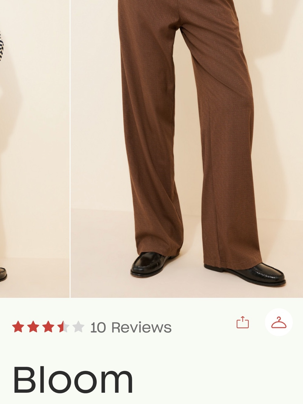 Lioness Brown - Relaxed Fit Casual Pants